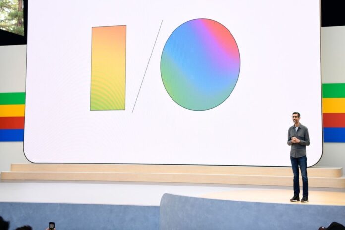 Sundar Pichai på Google IO 2025