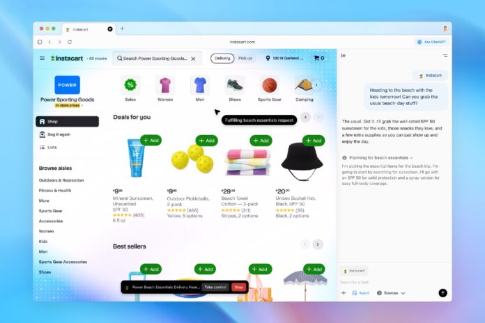OpenAI ChatGPT Atlas webbläsare OpenAI webbläsare ChatGPT Atlas